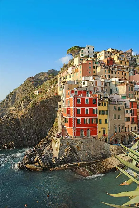 Riomaggiore is one of the most colorful towns of Cinque Terre #Italy