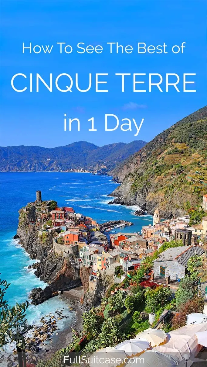 See the best of Italy's Cinque Terre with this one day itinerary #italy