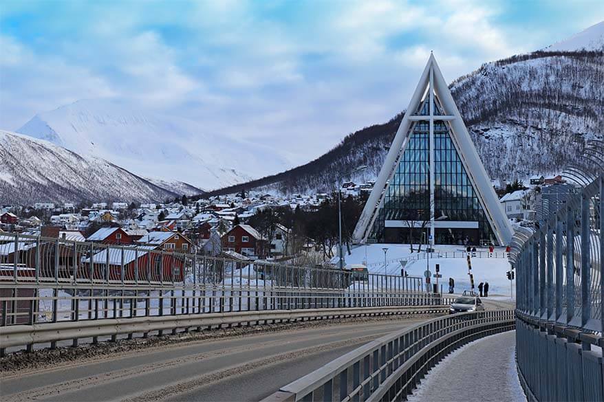 Arktische Kathedrale in Tromso