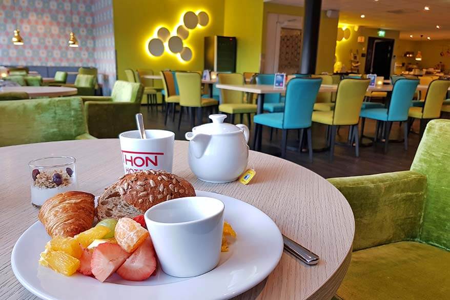 Petit déjeuner à l'Hôtel Thon Polar à Tromso en Norvège