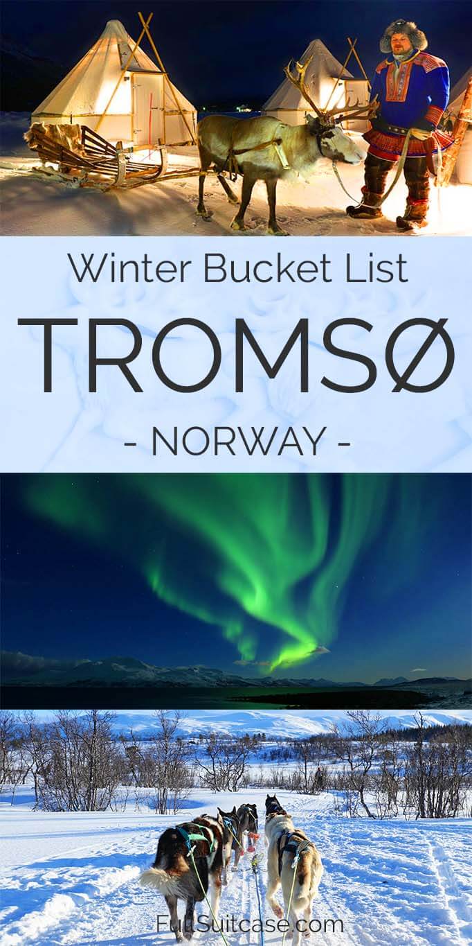 lista de Balde de atividades de inverno e o guia mais completo para visitar Tromso, Noruega