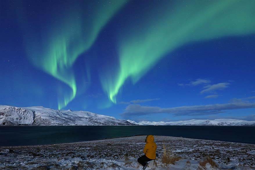 Tromso az egyik legjobb hely, hogy az északi fény a világon