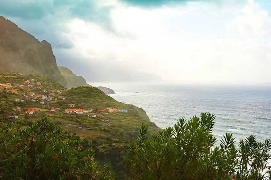 Scenic drive on the North coast of Madeira