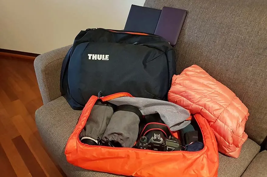 Thule travel backpack is my favourite carry-on backpack of all times