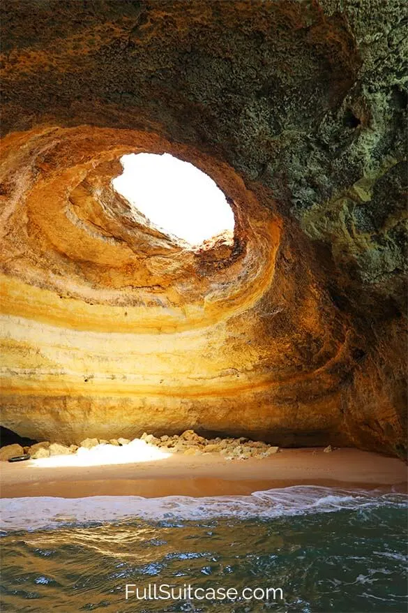Benagil Caves in Algarve Portugal