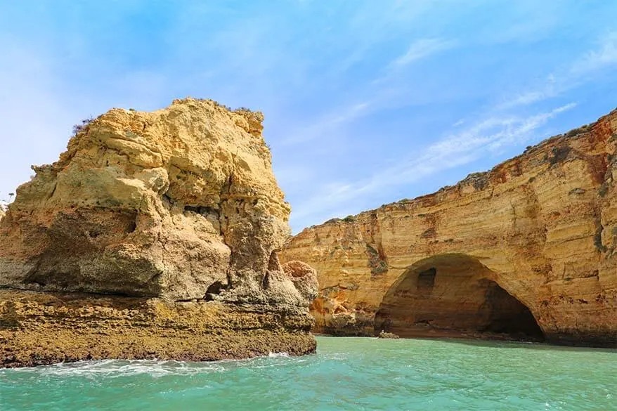 Best way to see Algarve coast and the sea caves is to take a boat tour