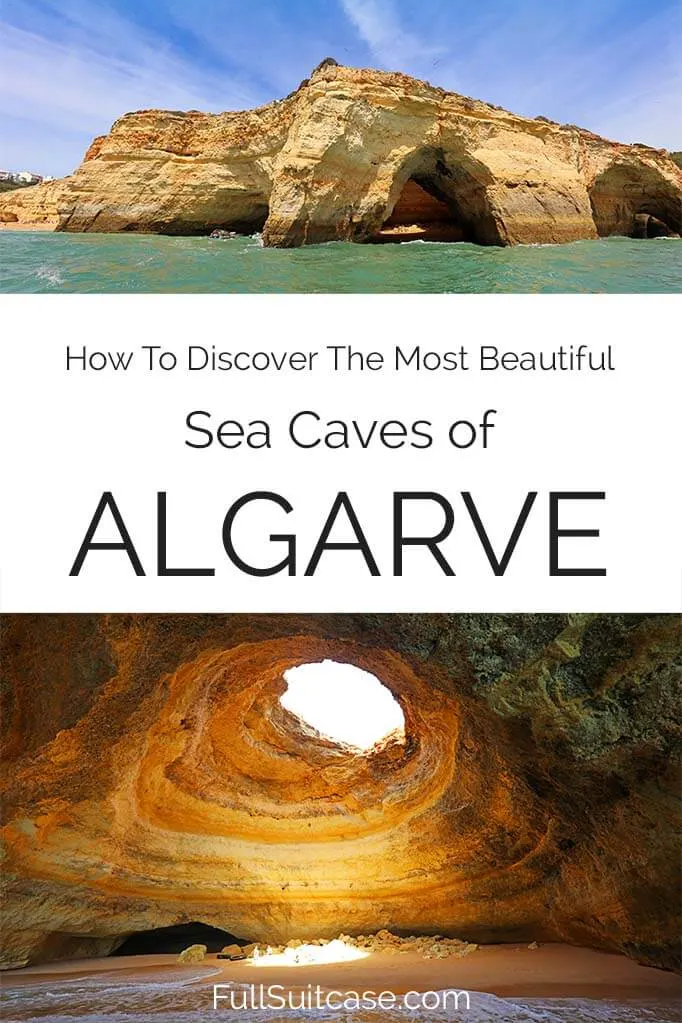 How to see the best sea caves of Algarve Portugal including the famous Benagil cave