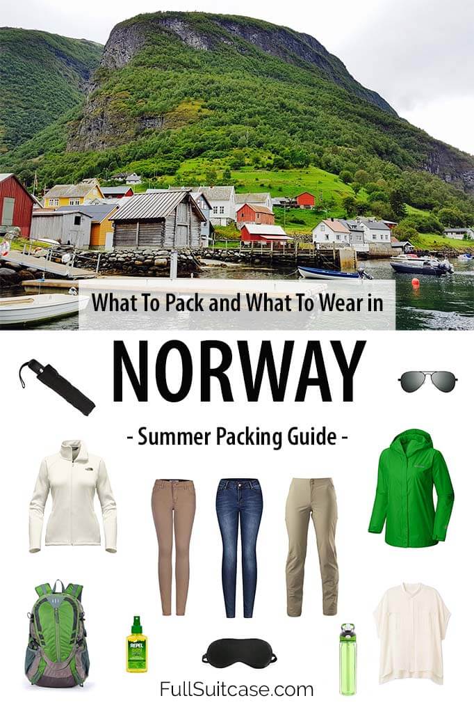 What to wear in Norway in summer - complete packing guide