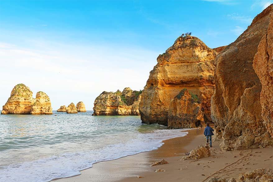 Large location map of Algarve in Portugal, Algarve