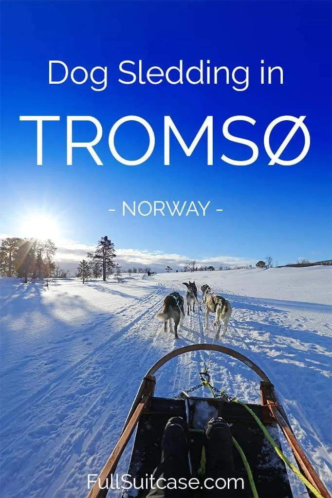 Dog sledding in Tromso Norway - ticking off the winter bucket list