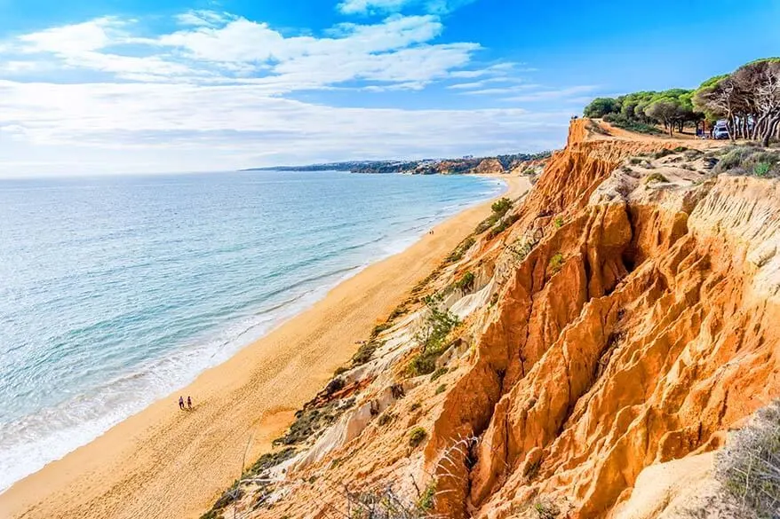 Praia da Falesia is one of the most beautiful beaches of Algarve Portugal