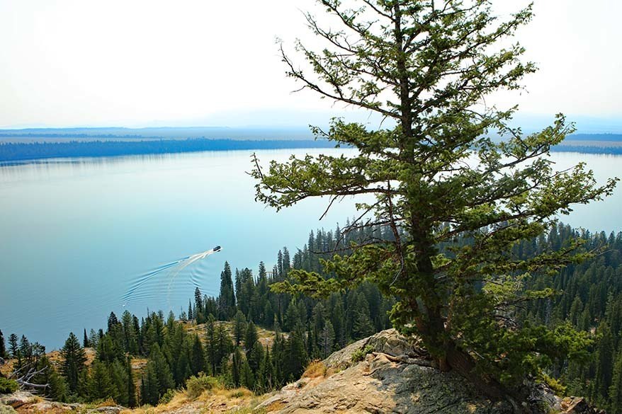 View from Inspiration Point in Grand Teton National Park