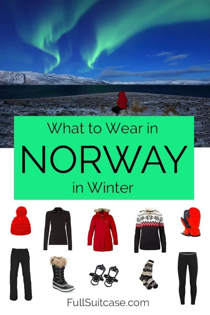 What to wear in Norway in winter. Packing list for a trip filled with outdoor winter activities