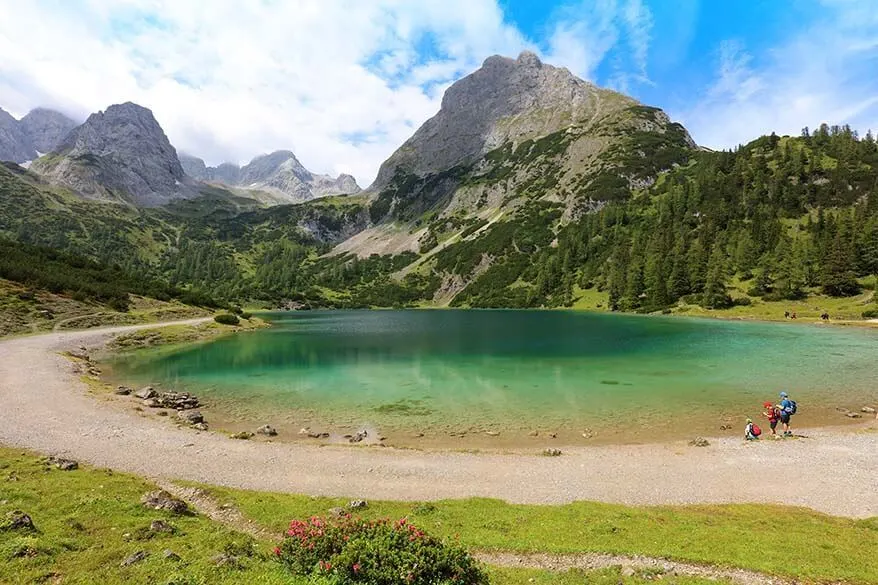 Seebensee - one of the most beautiful lakes in Tirol Austria