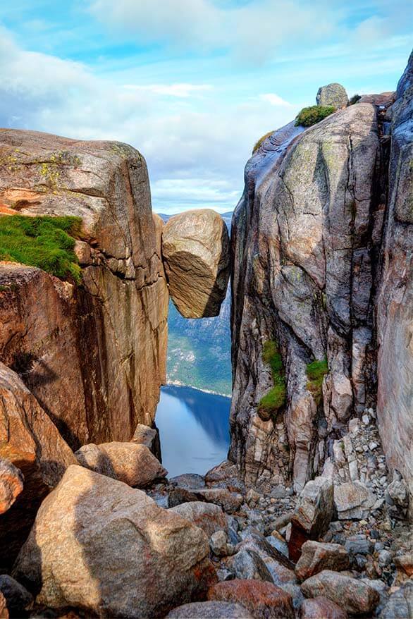 Kjeragbolten is one of the most popular hikes near Stavanger