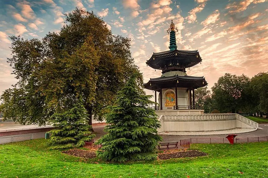 Battersea Park Pagoda - one of the less known places in London
