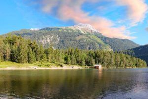 Blindsee in Tiroler Zugspitz Arena in Austria