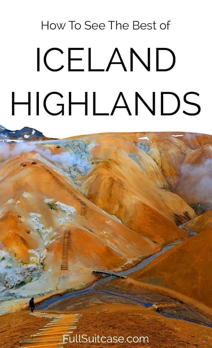 Icelandic highlands private tour is the best way to see secret places of Iceland's interior
