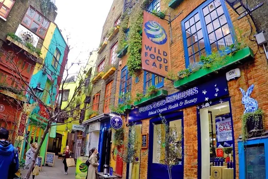 Neal's Yard Remedies - a secret alley near Covent Garden in London