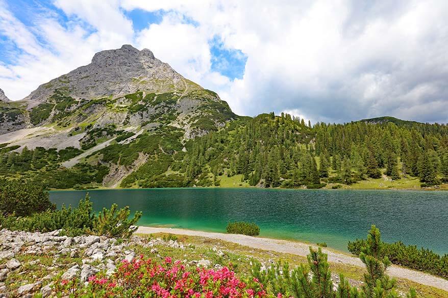 Seebensee in Tiroler Zugspitz Arena Austria