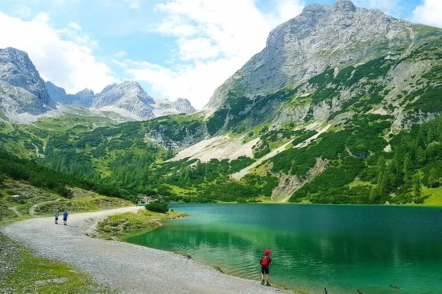 Seebensee is one of the nicest mountain lakes in Austria