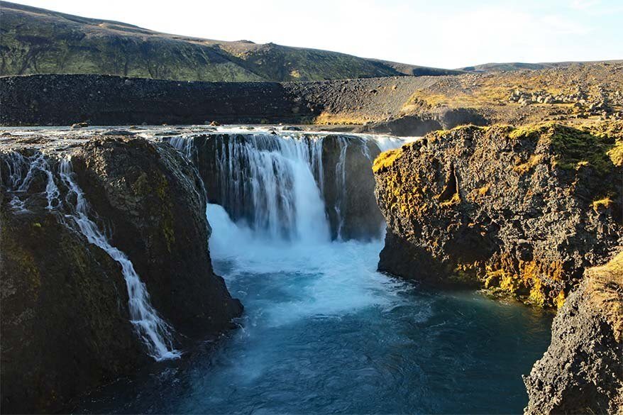 Sigoldufoss waterfall in Iceland