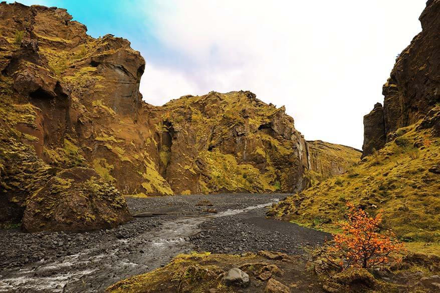 Stakkholtsgja - Stakkholts canyon in Thorsmork Iceland