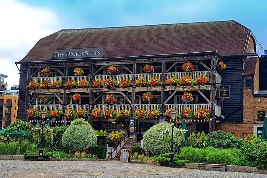 The Dickens Inn in London