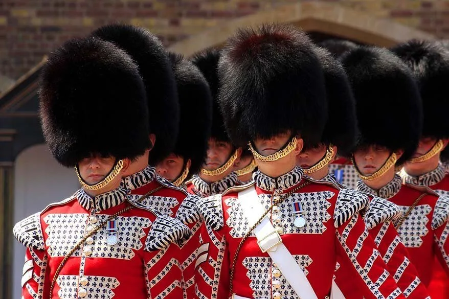 British Royal Guard in London, UK