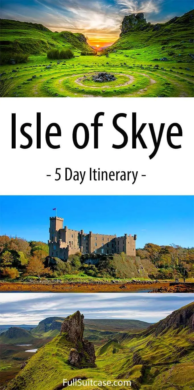 See all the best places of the Isle of Skye with this Skye itinerary for 5 days - Scotland
