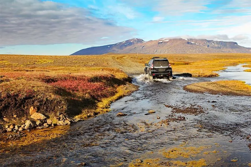 September is a good month to travel in the highlands of Iceland