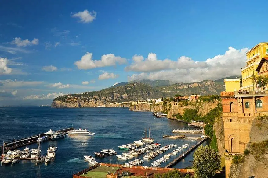 Sorrento is a great place to stay for exploring the Amalfi Coast in Italy