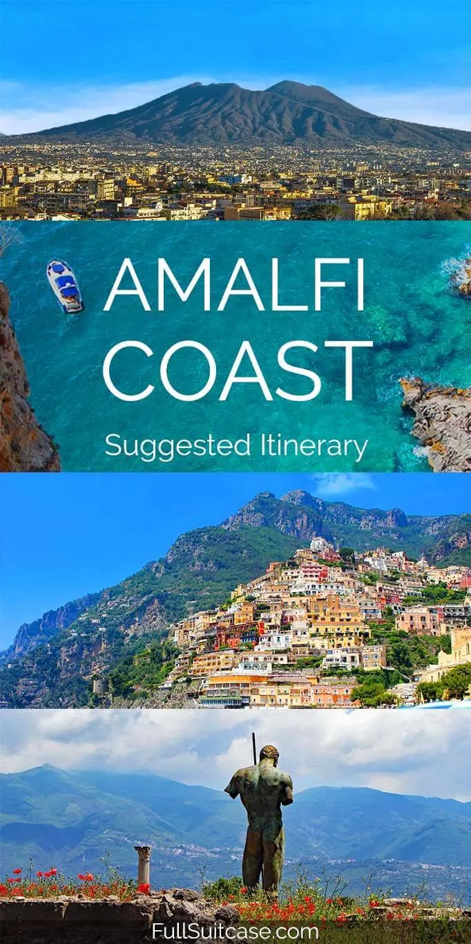 Suggested 5 day Amalfi Coast itinerary