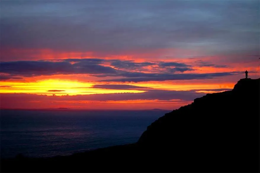 Sunset at Neist Point on the Isle of Skye (Scotland)