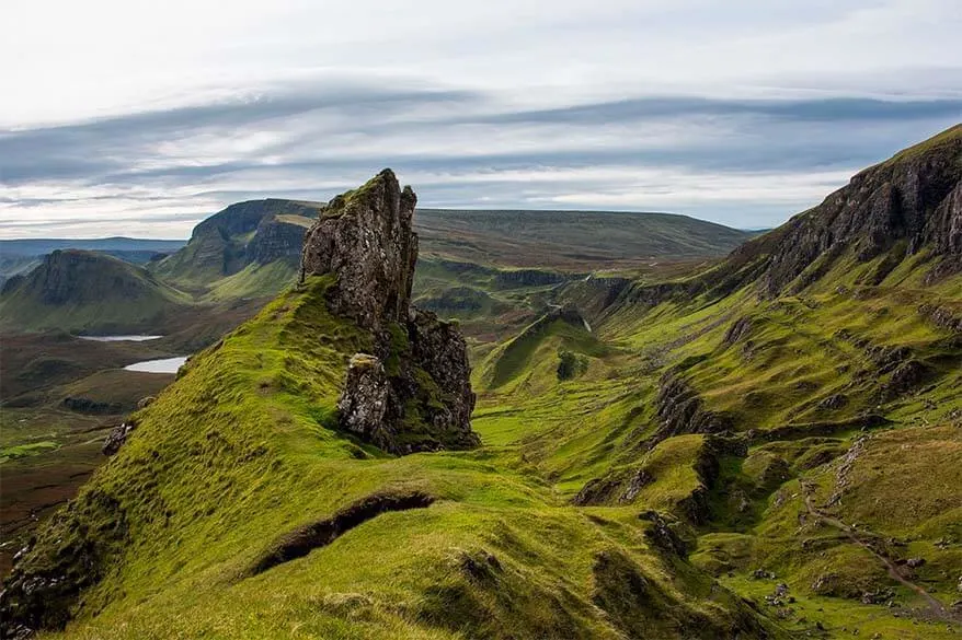 The Quiraing trail is a must in any Isle of Skye itinerary