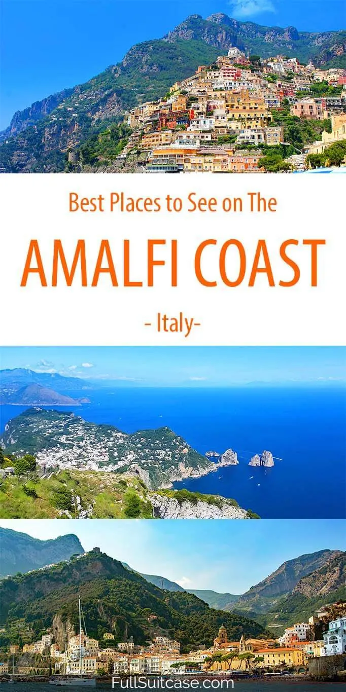 What to see on the Amalfi Coast in Italy and suggested 5 day itinerary that brings you to all the best places