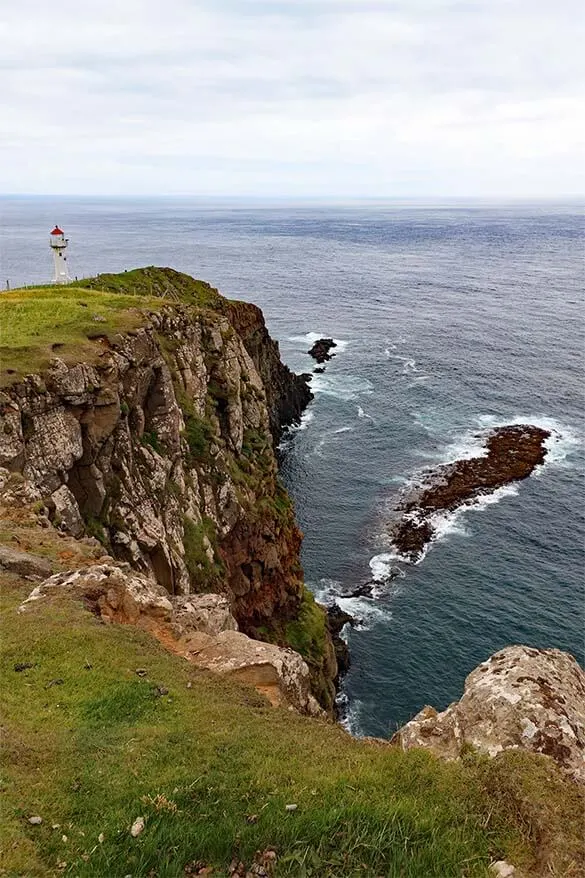 Akraberg Lighthouse - the southernmost point of the Faroe Islands