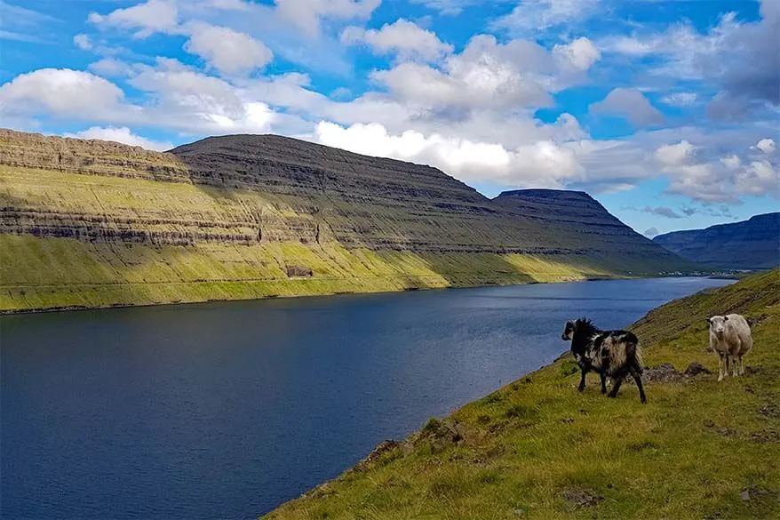 Bordoy - one of the northern islands of the Faroe Islands that can be reached by car
