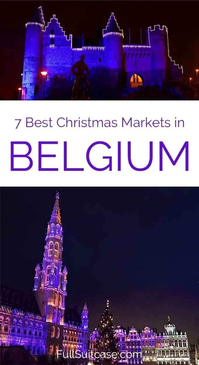 Brussels Christmas market is just one of the many amazing Xmas markets you should visit in Belgium