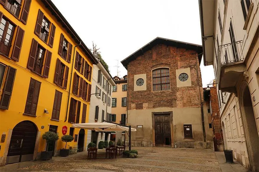 Charming Brera district is one of the nicest areas of central Milan
