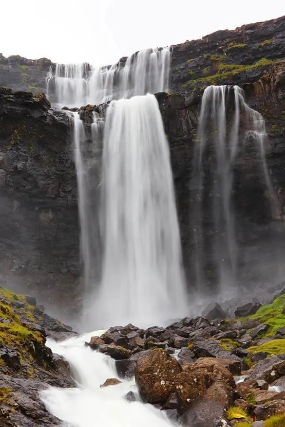 Fossa - the highest waterfall of the Faroe Islands