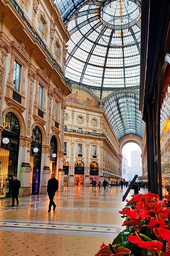 Galleria Vittorio Emanuele II is one of the best things to see in Milan