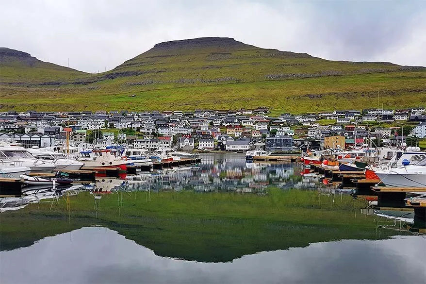 Klaksvik - the biggest town of Northern Faroe Islands