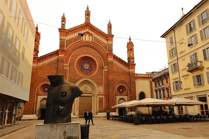 Santa Maria del Carmine Church in Milan