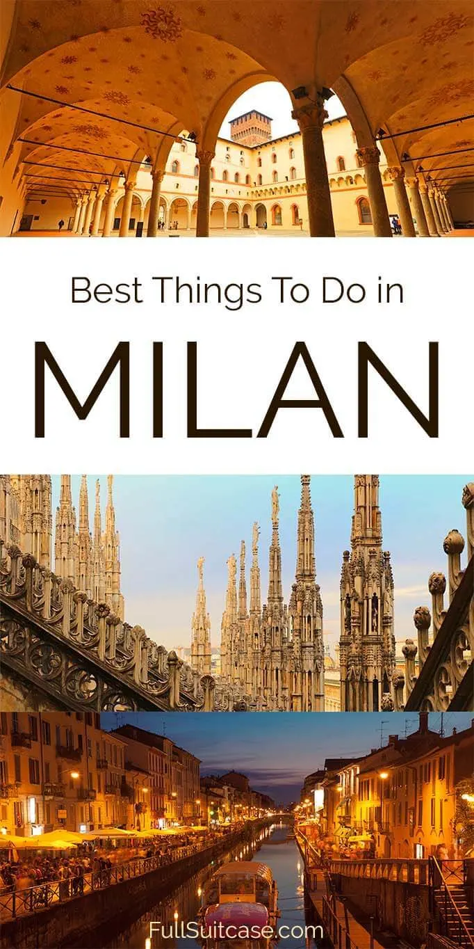 What to see in Milan in one day - itinerary and map
