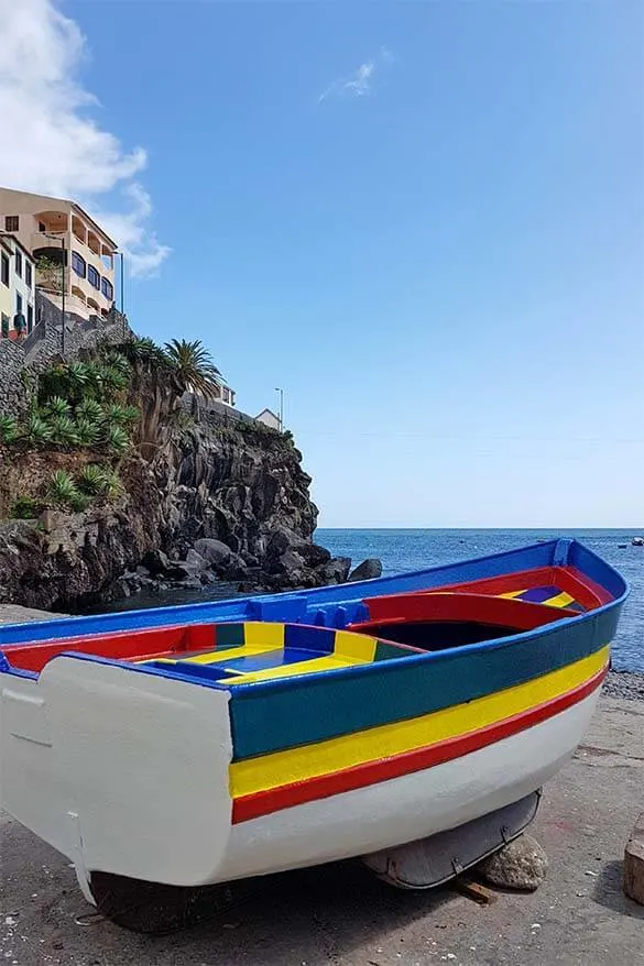 Camara de Lobos fishermen's village in Madeira, Portugal