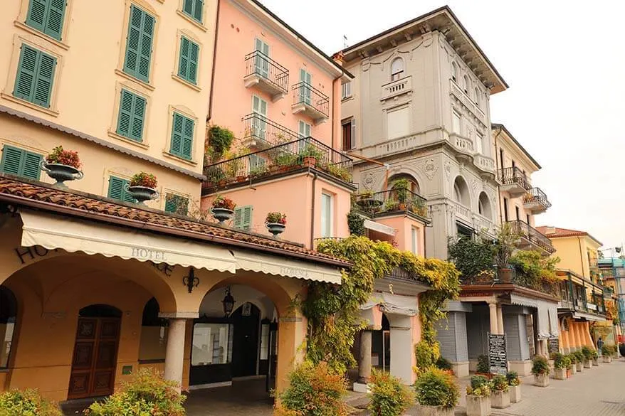 Charming old buildings in Bellagio, Lake Como