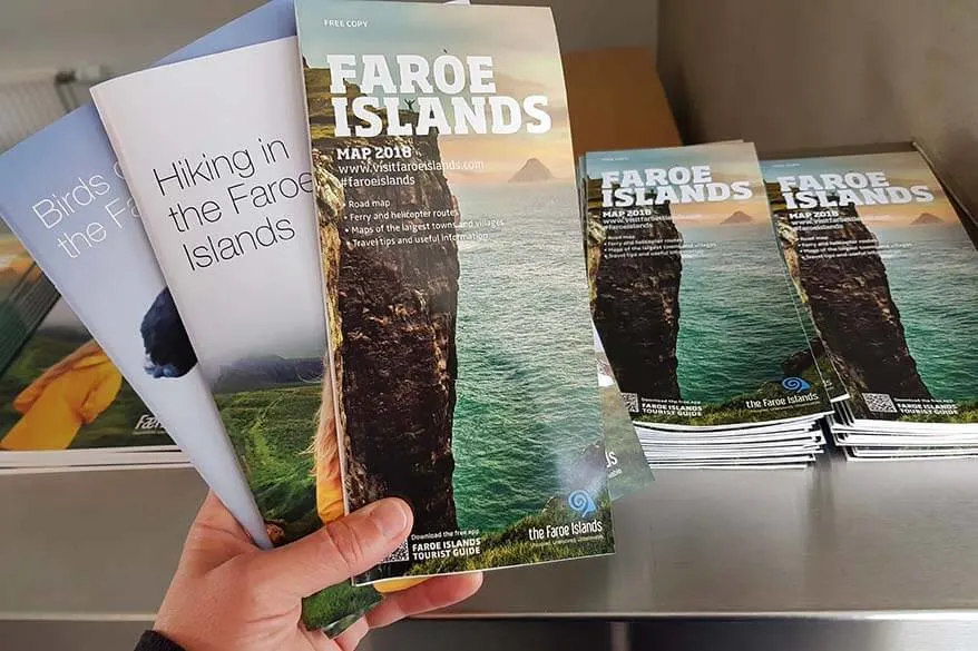 Faroe Islands travel brochures and maps at the visitor's information centre