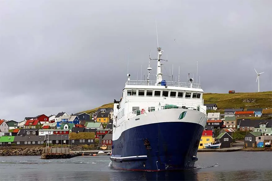 Ferry between Torshavn and Nolsoy on the Faroe Islands