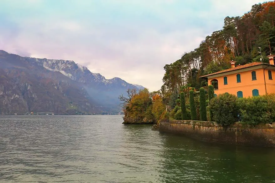 Punta Spartivento in Bellagio Lake Como in Italy